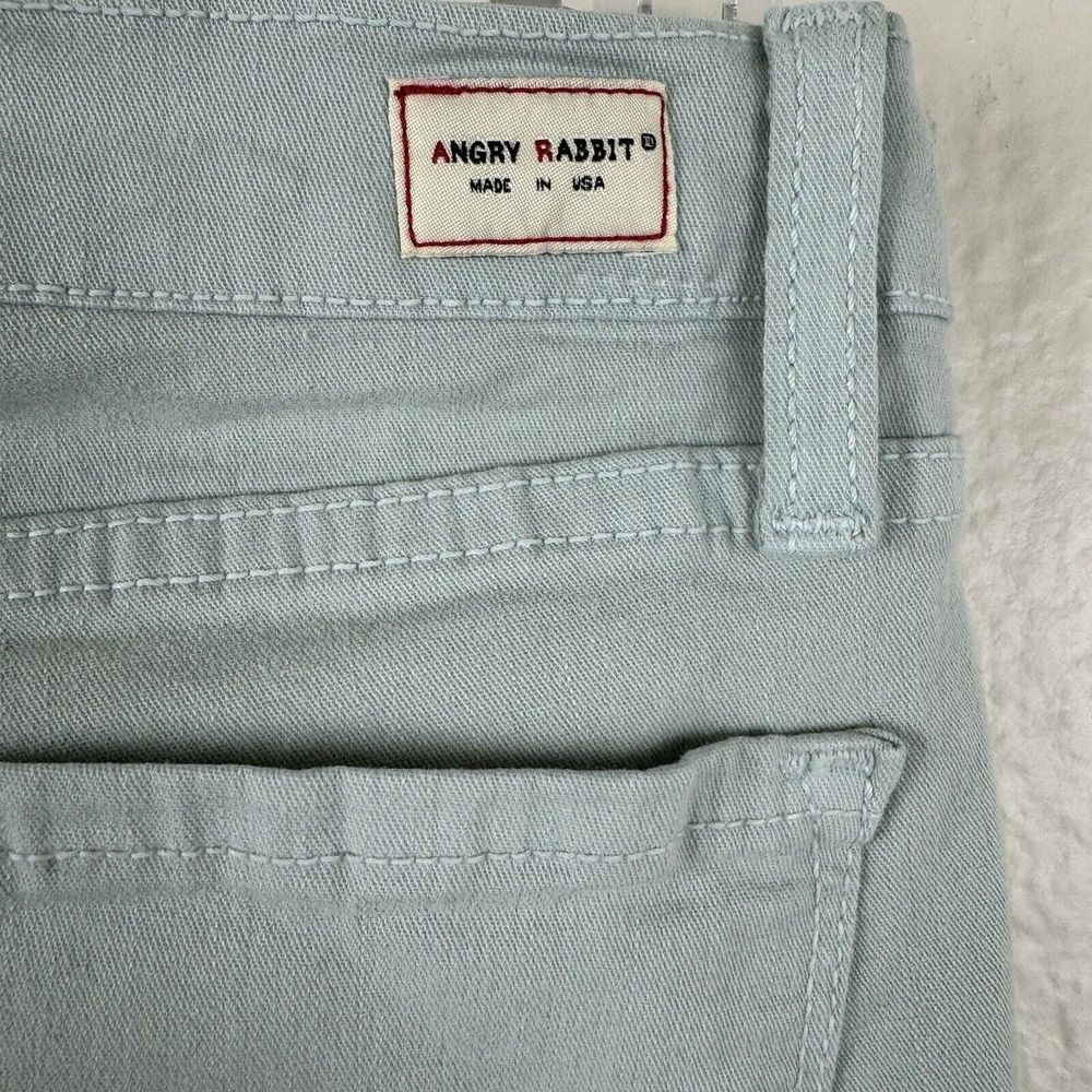 Angry Rabbit Low Rise Skinny Pants Light Blue 26/3 - Picture 8 of 11